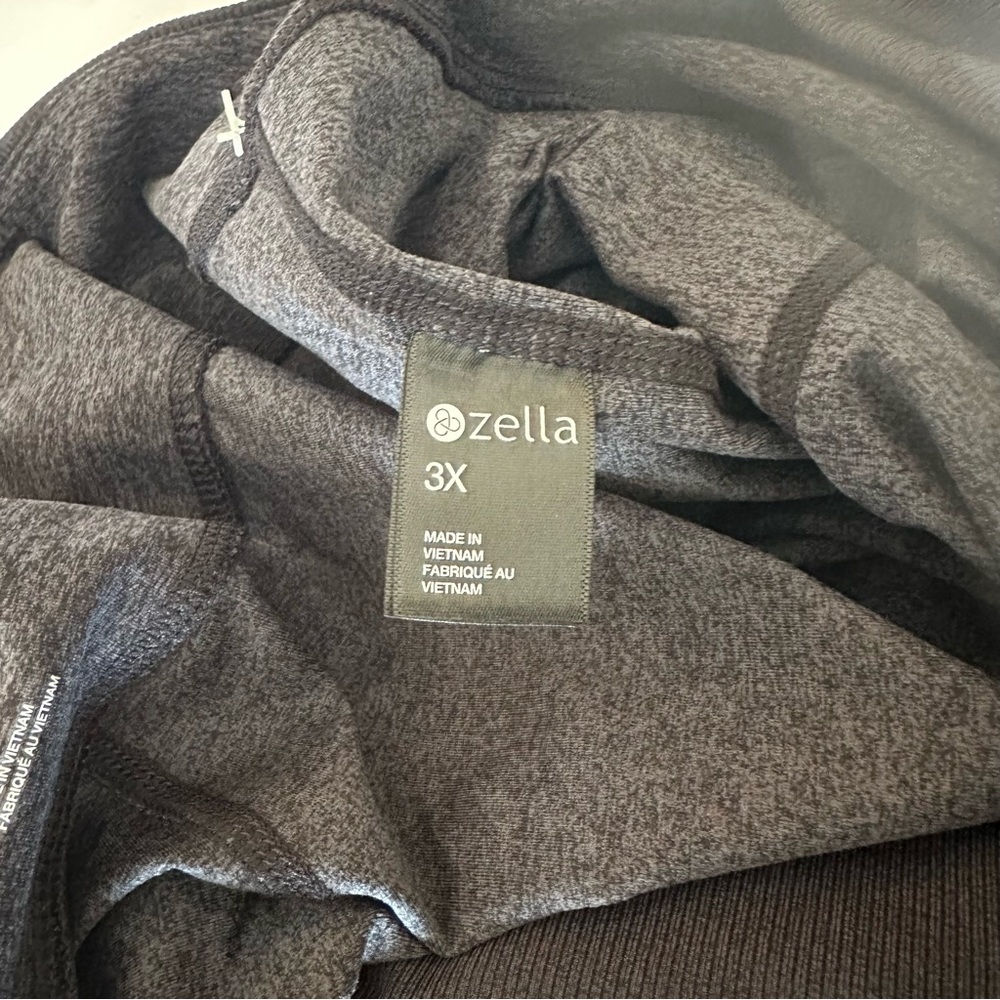 Zella Restore High Waist Soft Pocket Jogger Leggings Heather Gray Black 3X NWT - Picture 11 of 13